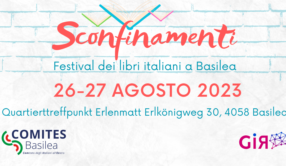 Presentazione di “𝗦𝗖𝗢𝗡𝗙𝗜𝗡𝗔𝗠𝗘𝗡𝗧𝗜” Festival dei libri italiani a Basilea